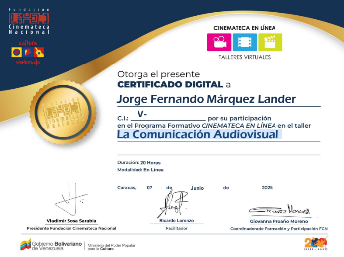 Taller: La comunicación audiovisual